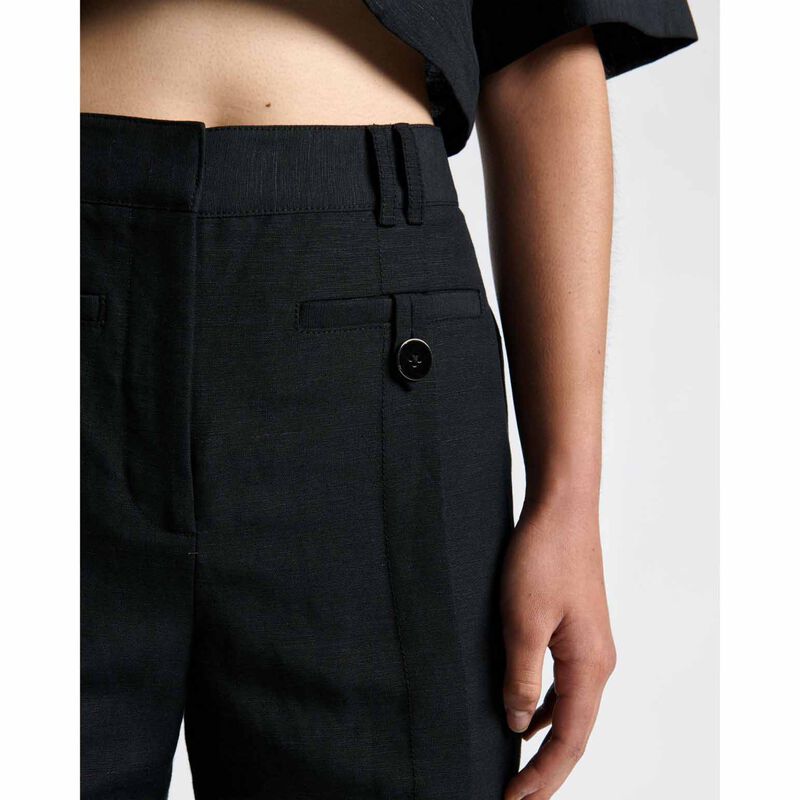 Cue Linen Blend Bootleg Pant image number 2